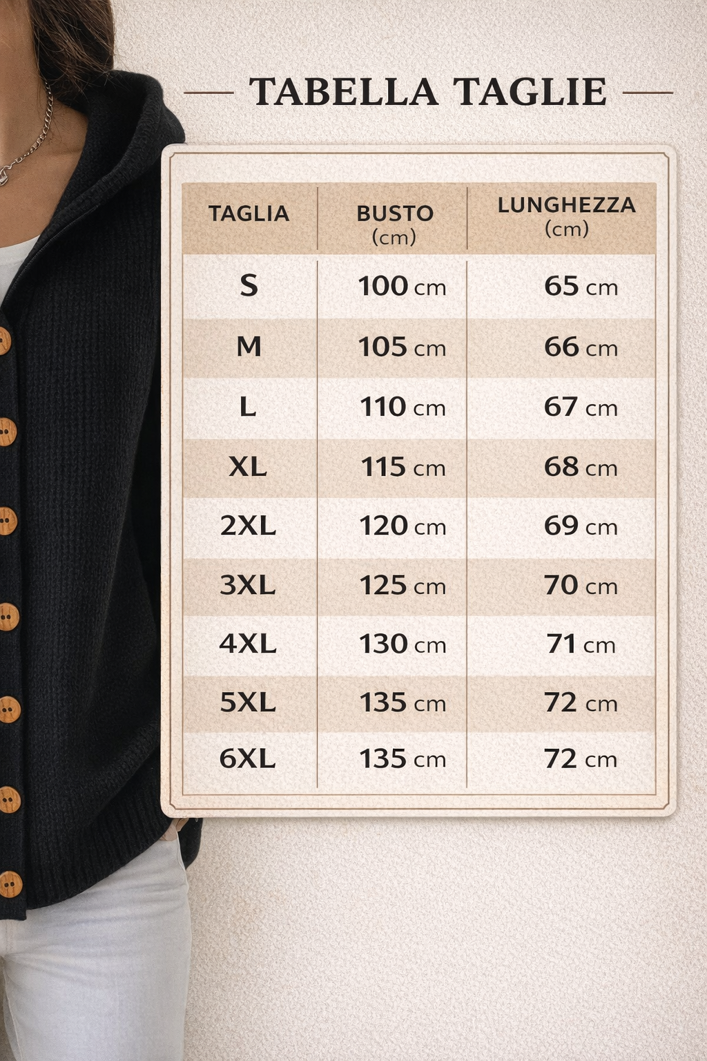 Cardigan Avvolgente con Cappuccio "Cozy Chic"