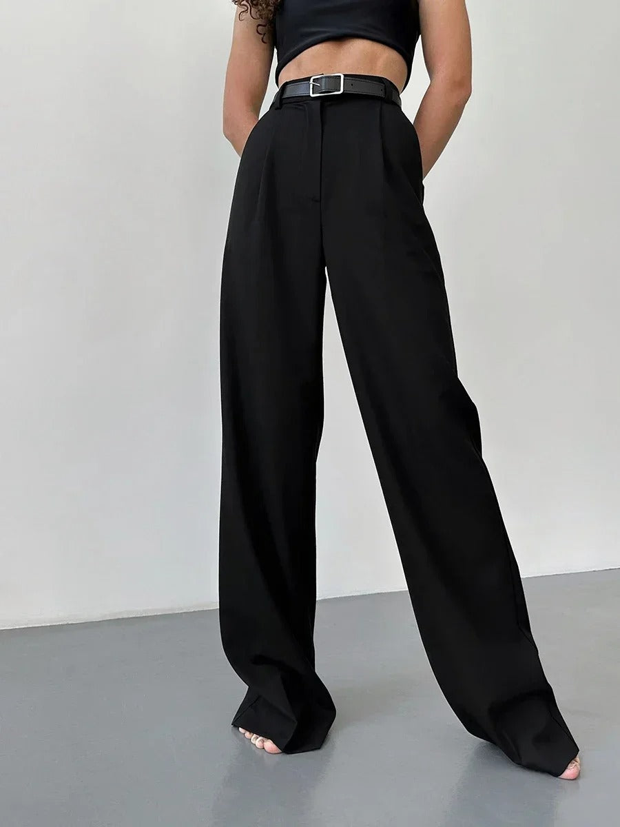 Pantaloni Palazzo Vita Alta - Linea Elegance