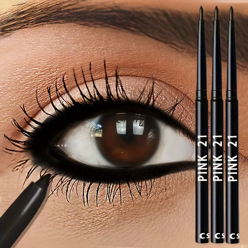 Set 3 Matite Eyeliner Nero Waterproof – Precisione Intensa & Zero Sbavature