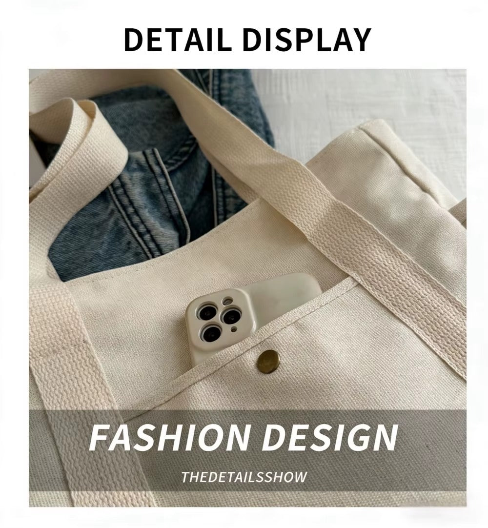 Borsa Tote in Tela Donna – Capiente, Minimal e Perfetta Ogni Giorno