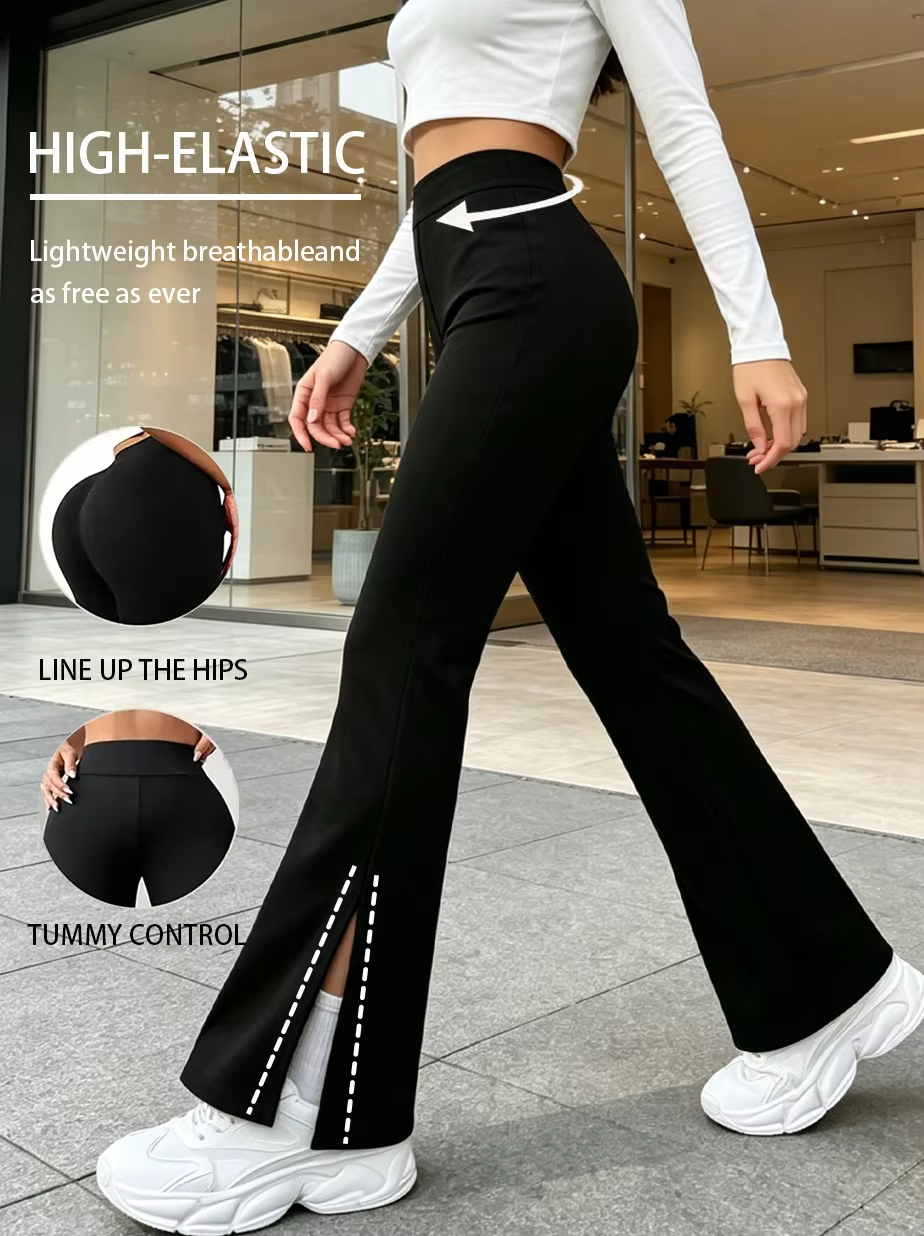 Pantaloni Flare Sculpt – Vita Alta Modellante