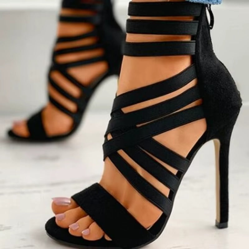 Sandali Cross Heel – Eleganza Sensuale con Comfort