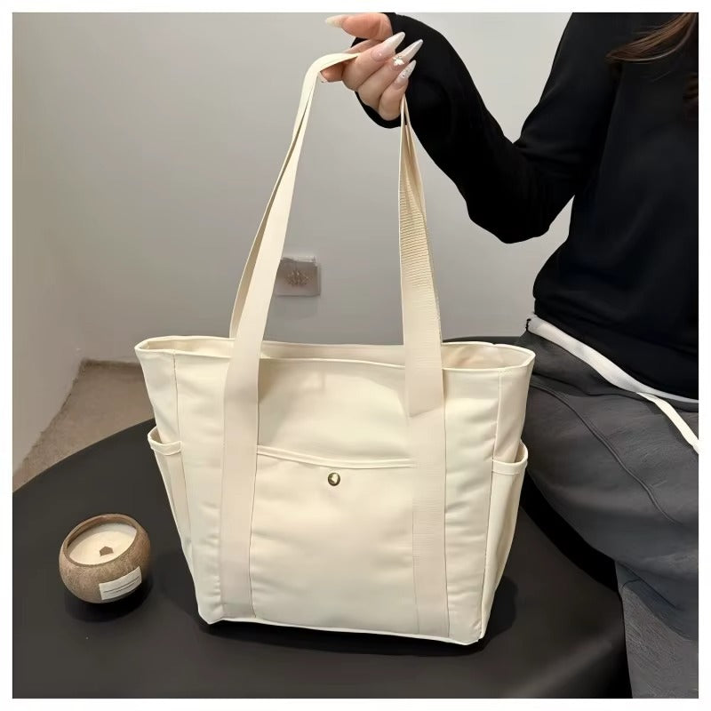 Borsa Tote in Tela Donna – Capiente, Minimal e Perfetta Ogni Giorno