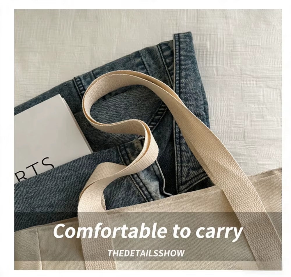 Borsa Tote in Tela Donna – Capiente, Minimal e Perfetta Ogni Giorno