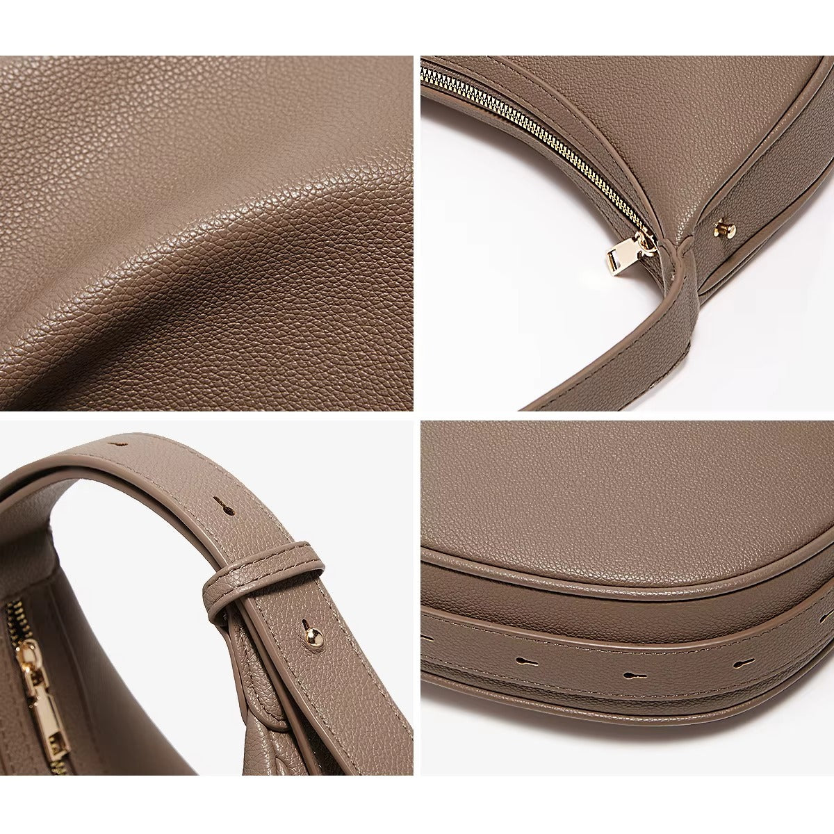 Borsa a Mezzaluna Donna FOXER – Minimal Elegance 2026