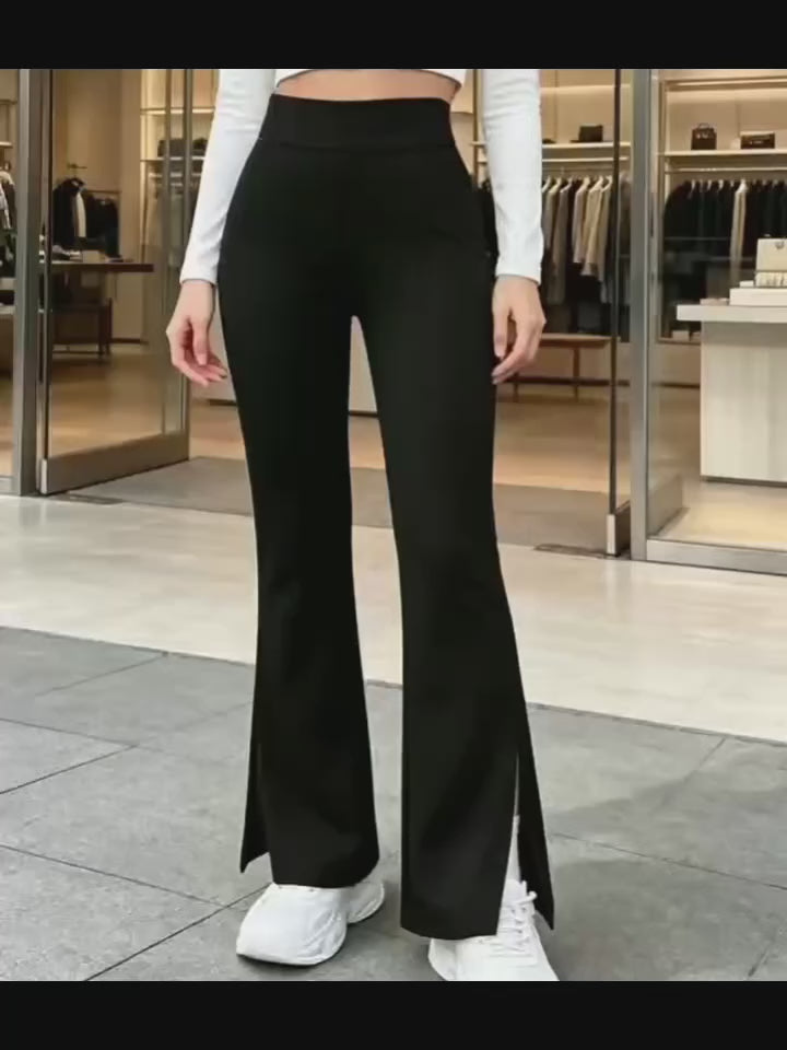 Pantaloni Flare Sculpt – Vita Alta Modellante